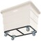Global Industrial 8 Bushel Plastic Bulk Box Truck, Steel Chassis Base, White, 33-3/10L x 24-3/5W x 27-2/5H 800312WH - alternate 3
